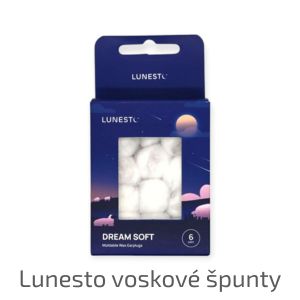 Lunesto voskové špunty do uší